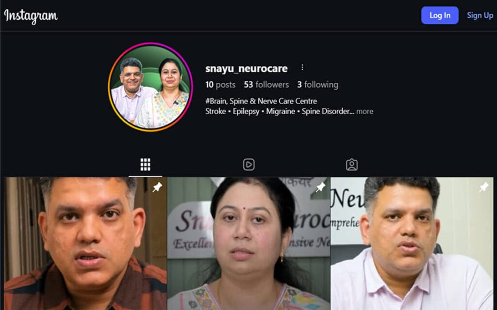 Snayu Neurocare Instagram Feed